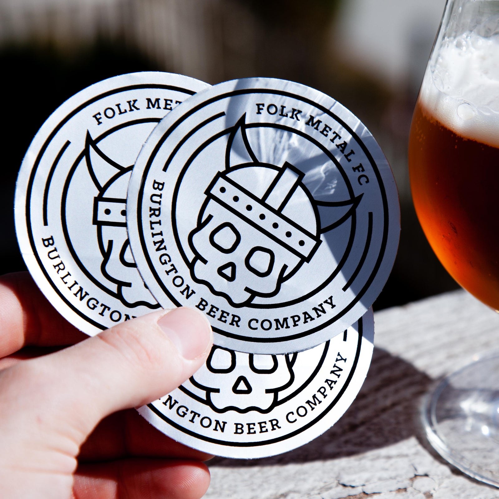 Mirror Silver Chrome Stickers