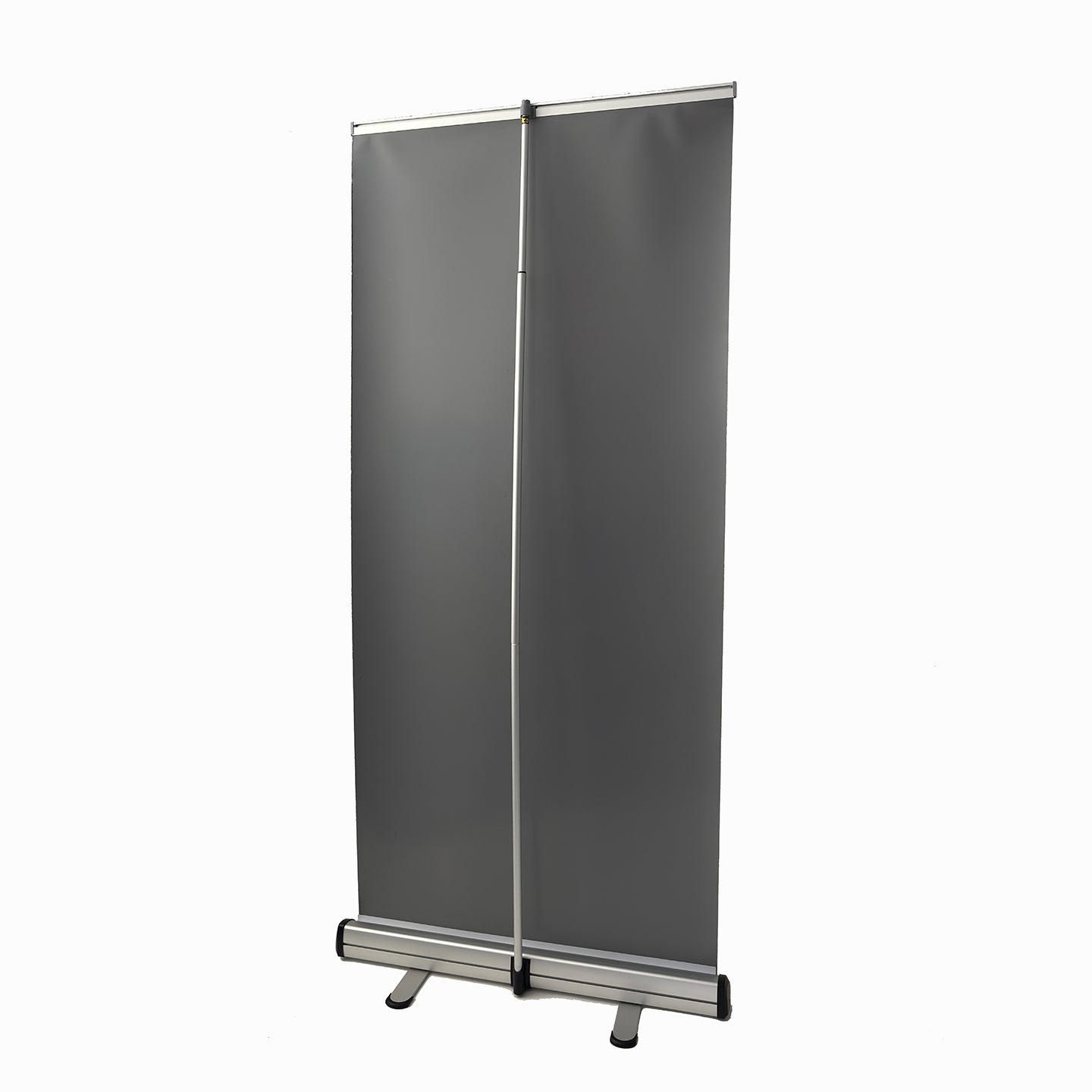 Retractable banner stand reverse view