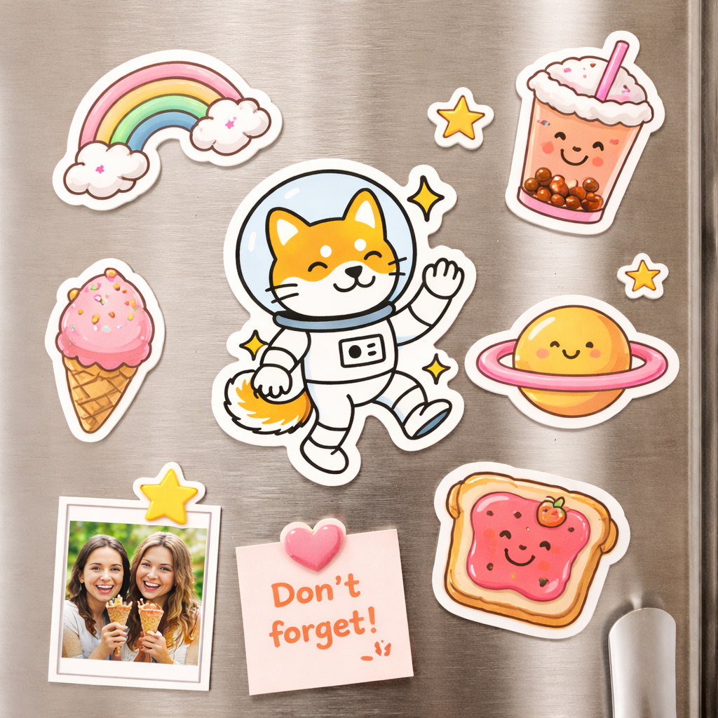 Custom magnets product display
