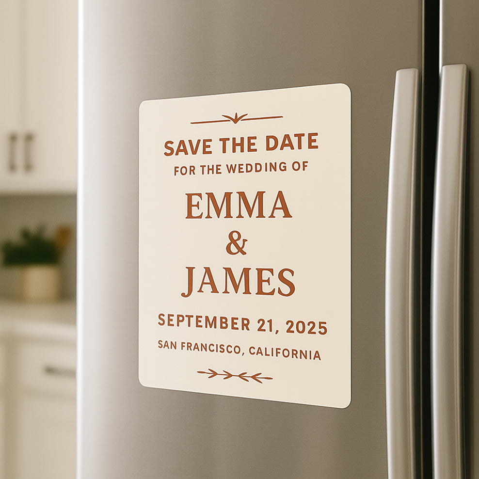 Full-color promotional magnet