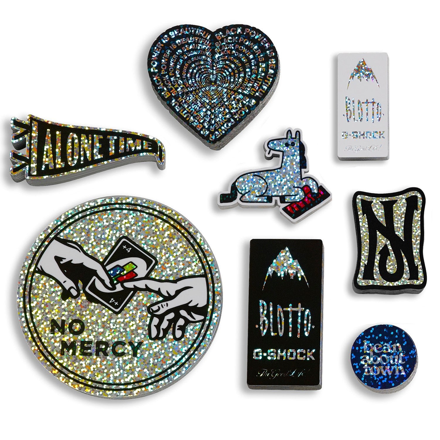 Holographic Glitter Stickers photo 2