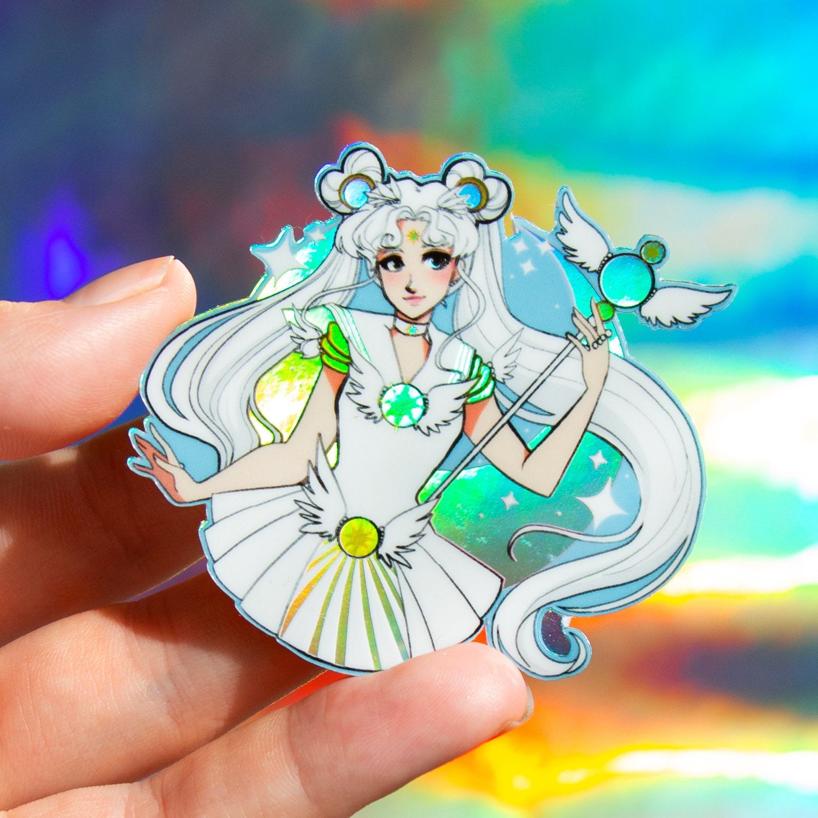 Rainbow Holographic Stickers photo 3